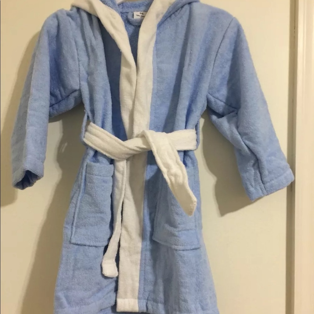 HOODED  BATH ROBE WITH ANIMAL FACE & EARS
